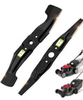 Lawn Mower Blades For Honda HRR216 HRX217 Walk-Behind Mowers Twin High Lift Mulching Blade Set 21 Inch Replaces OEM 72531-VH7-000 And 72511-VH7-000 Set Of 2, shown with mowers