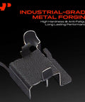 Must Haves Front Disc Brake Hardware Kit For Toyota RAV4 Corolla Prius Matrix Yaris I'm Getting My Car Fixed With This Solid Set Ready To Roll In Style And Stop Like A Champ. industrial-grade metal brake clip shown on black background