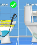 Comparison of Better Than A Plunger Toilet Drain Snake Clog Remover vs. traditional plunger.