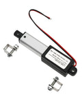 12V Mini Electric Linear Actuator With 1.2 Inch Stroke, 0.6 Inch Per Second Speed, 60N Load, IP54, with mounting brackets