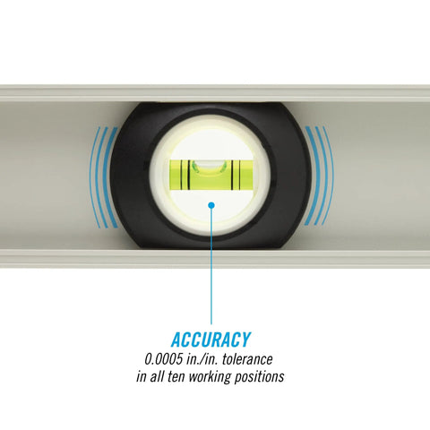 Rock Solid 48 Inch Magnetic Aluminum I Beam Level With Three Precision Vials And Strong Magnetic Strip Built Tough For Daily Pro Grind Tasks And Flawless Construction Accuracy