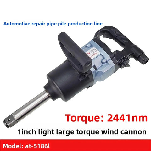 Badass Heavy Duty Pneumatic Impact Wrench With One Inch Square Drive And Wind Trigger Control For Tough Jobs Around The Garage And Shop Built To Handle Serious Torque Without Breaking A Sweat