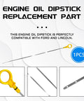 Engine Oil Dip Stick Replacement CJ5Z-6750-A For Accurate Oil Level Check Compatible With Ford 2.0L Models stainless steel dipstick
