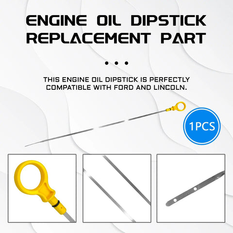 Engine Oil Dip Stick Replacement CJ5Z-6750-A For Accurate Oil Level Check Compatible With Ford 2.0L Models stainless steel dipstick