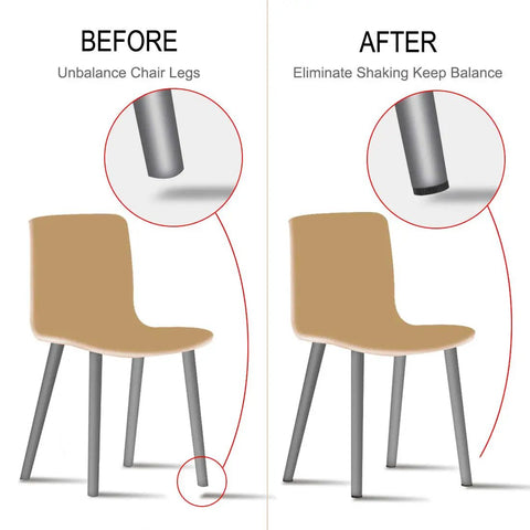 Adjustable M8 Leveling Feet for Furniture Legs, 40mm Base Floor Protectors, Height Adjustment 9 to 24mm used on chair