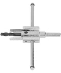 Heavy Duty Adjustable Circle Hole Cutter Saw Kit For Wood Plastic And Gypsum Board With Hss And Carbide Knives Perfect Pro DIY Tools that make clean cuts, adjustable metal hole cutter with drill bit