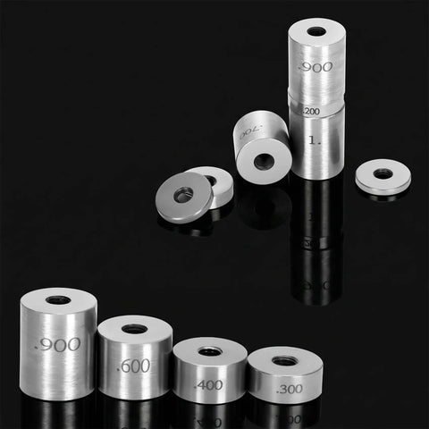 Deadly Precise And Rock Solid 36 Piece Steel Spacer Block Set With Badass Plus Zero Point Zero Zero Zero One Inch Calibration For Real Mechanics Sorting Tight Tolerance Jobs stacked steel spacer blocks displaying various measurements