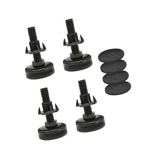 4 Pack Leveling Feet With Grip Base For Furniture Heavy Duty Steel T Nut Adjustable Height Feet with protective pads