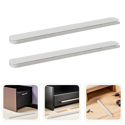 No Drill Plastic Drawer Slides For Cabinets With Ball Bearing Construction High Load Capacity And Quiet Operation 10 Inch Adhesive