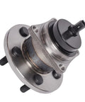 Rear Wheel Bearing And Hub Assembly Drop In Ready For 2009 2010 Pontiac Vibe 2009 2013 Toyota Matrix And 2009 2019 Corolla FWD With 5 Stud Hub And ABS 1.8L L4 Engine close-up view