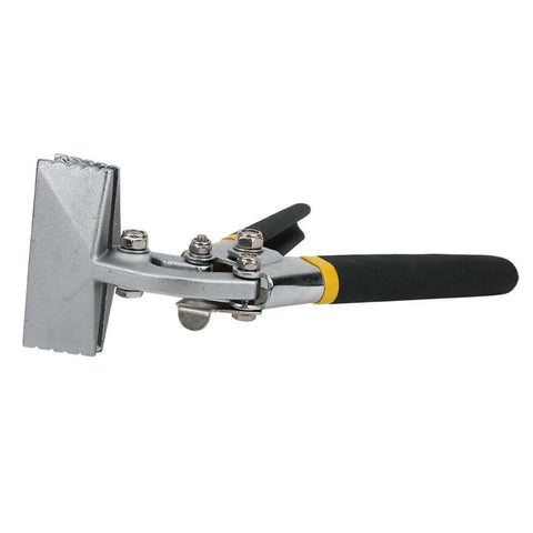 Pro Grade Heavy Duty Sheet Metal Bender with Straight Jaw, Comfort Grip, All Steel Construction with Nickel Plated Finish