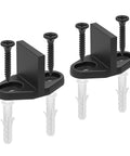 Barn Door Floor Guides And Bottom Track Mounts Heavy Duty Metal Glides Replacement Tracks Stops From Swing Universal Compatibility With Standard Wooden Sliding Doors Minimum Door Thickness 1.35 Inches Groove Size 0.79 By 0.28 Inches 2 Pack