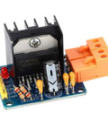 Motor Driver Module With H Bridge For Smooth Speed Control PWM Pulse Width Smoothing Indicator 3A 75W Pro Grade Output Freewheeling And Anti Interference Design Perfect For DIY Projects And Robotic Setups, PCB with heatsink and screw terminals
