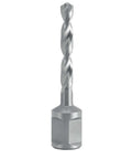 ACTOOL 5/16 in HSS drill bit with 3/4 in Weldon shank, 2 in depth of cut, fully ground (front view)