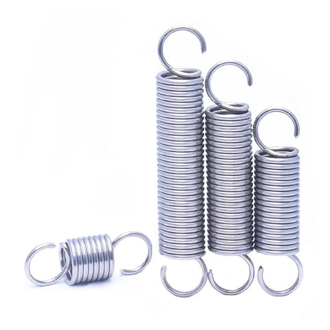 Built Tough 10 Pack Of Premium 304 Stainless Steel Tension Springs With Open Hooks, 4Mm Diameter, 120Mm Long, suitable for gear repairs.
