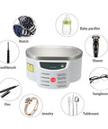 Top Notch Digital Ultrasonic Cleaner Bath For Jewelry Glasses And Manicure Stones Uses Advanced Ultrasound Technology on various items