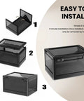 Massive 24 Liter Lockable Storage Box For Meds And Personal Items With 3 Combo Lock easy installation steps