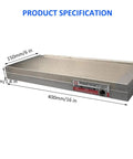 6x16 Inch Fine Pole Permanent Magnetic Chuck For Surface Grinding Machine, Sealed Rectangular Chuck With One Piece Top Plate And Removable Handle