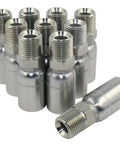 hydraulic hose fittings 1/4 inch NPT, durable carbon steel, 10-pack