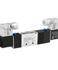 Go-To Electrical Pneumatic Solenoid Valve 4V230-08C 220VAC PT1/4 Port Five Way Three Position Internally Piloted Double Electrical Control
