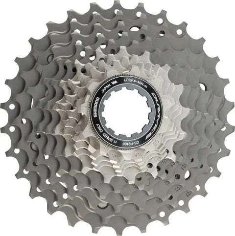 11 Speed Road Cassette 11 30T With Titanium Top Cogs And Nickel Plated Cro Moly Bottom Cogs For Ultra Smooth Shifts Lightweight Ride And Carbon Fiber Carrier close-up