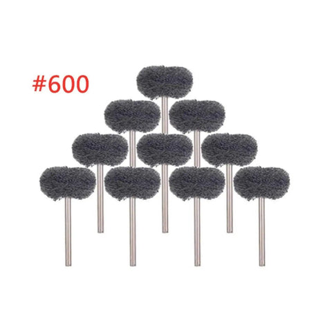 Dope 10 Pack Of 25mm Nylon Abrasive Brush Wheels With A Sturdy 3mm Shank For Mini Grinders And Rotary Tools to tackle heavy duty cleaning