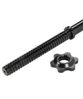 Beefy 48 Inch Olympic Curl Bar With Threaded Ends And 200 Lb Capacity 1 Inch Bar Safe Star Collars Multi Grip Knurling For Easy Curls