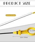 Audi 2.0L Engine Oil Dipstick size chart, 20.3 in length, 1.1 in handle, for A3 A4 A5 A6 Q3 Q5 TT, easy install, OEM 06H-115-611E