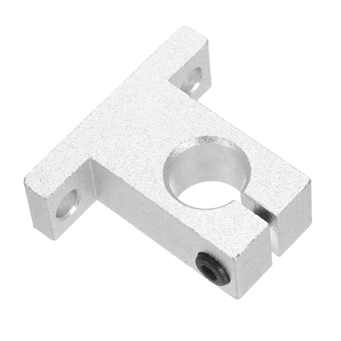4 Pack SK13 Aluminum Linear Rod Rail Shaft Supports For 13mm Diameter Shaft Mounting Brackets, silver tone