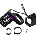 Premium Can Bus E Bike Display For Bafang M560 M600 M820 Mid Drive Motors featuring Glowing Tft Lcd Screen For Sharp Readings And Smooth Control On Any Ride You Gotta Take, black ABS mount