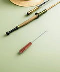 3-Piece Stainless Steel Baiting Needle Rigging Tool Set With Comfortable Rosewood Grip For Carp And Saltwater Fishing Effortless Worm Threading Precise Baiting And Versatile Lure Needle For Quick Rigging, three baiting needles with rosewood and stainless steel handles