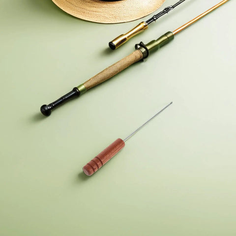 3-Piece Stainless Steel Baiting Needle Rigging Tool Set With Comfortable Rosewood Grip For Carp And Saltwater Fishing Effortless Worm Threading Precise Baiting And Versatile Lure Needle For Quick Rigging, three baiting needles with rosewood and stainless steel handles