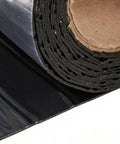 Self Adhesive Asphalt Sealer Tape For Waterproof Crack Repair, roll showing durable aluminum backing for sealing.