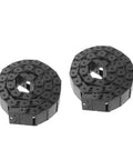 Drag Chain Cable Carrier 2Pcs R38 18mm X 37mm Inner H X Inner W Black Nylon Wire Carrier For CNC Machines 1M Length coiled set
