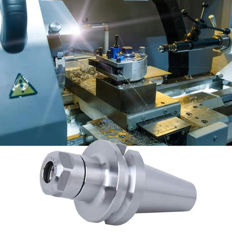 Premium 40Cr Alloy Steel CNC Tool Holder Withstands Heavy Pressure For Milling Lathe BT40 ER20 Chuck Machine Accessory 70mm Length
