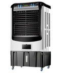 Straight Up Beast 4200 CFM Evaporative Cooler with black and white design, 13.2 gallon tank, digital controls, and wheels.