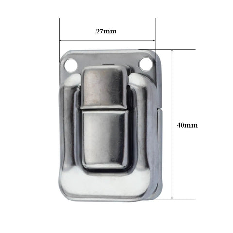 Toggle Latch Clasp Set For Jewelry Boxes, Wine Cases, Toolboxes And Suitcases With Included Screws, Easy Direct Mount, 27x40mm size