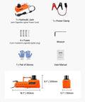 15 Ton Electric Hydraulic Car Jack Lift With 7.9-20.5 Inch Range Portable Heavy Duty Jack Kit components layout
