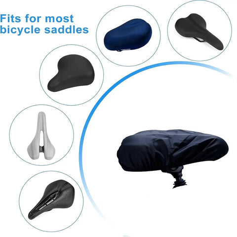 Portable Bike Repair Stand 3 Piece Bundle Waterproof Seat Cover for various saddle types