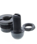 GM Clutch Fork Pivot Ball Adjustable Steel 13/16-16 For Bellhousing, Dialed In Clutch Geometry With Wide Adjustment Range From 1 5/16 In To 1 11/16 In For Smooth Engagement, black steel with nut