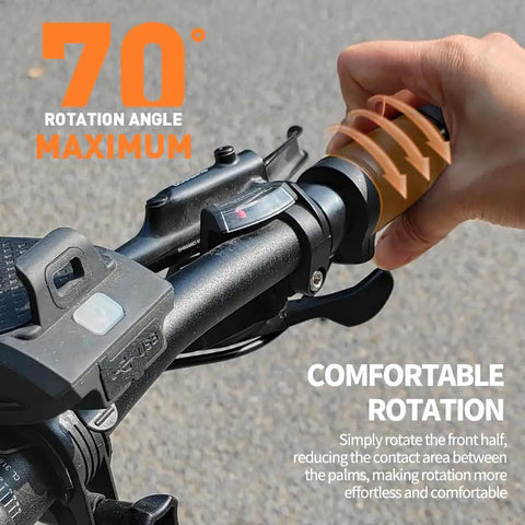 Right Hand Twist Throttle For Electric Bikes And Scooters Three Pin Waterproof Plug 22mm Handlebar Compatible Fits 12V To 72V E Bike Conversion Parts Easy Install For Adults And Daily Commute Plug And Play