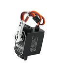 Rock Solid 45kg Digital Servo Built With Premium Stainless Steel Gears And Dead Smooth 360 Degree Continuous Rotation To Level Up Your Best Remote Control Projects Today, showcasing motor and cables.
