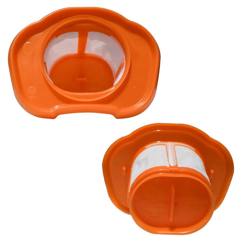 Replacement Vacuum Filter Kit For HHVK Series Six Pack, orange filters shown, fits models HHVKF10, HHVK320J10, etc.