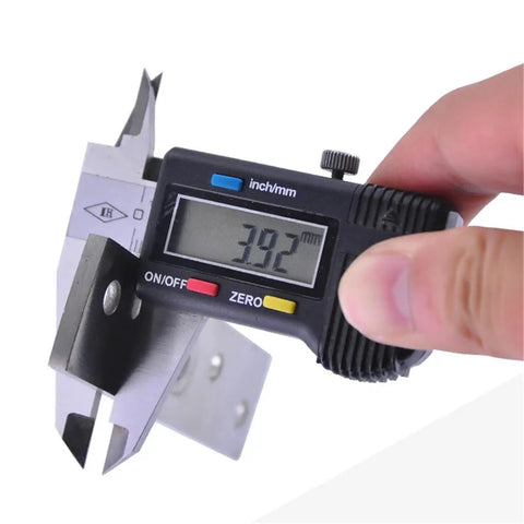 Measuring Heavy Duty 360 Degree Turning Heaven Earth Hinge For Hidden Doors And Furniture Hardware Brushed Stainless Steel using digital caliper.