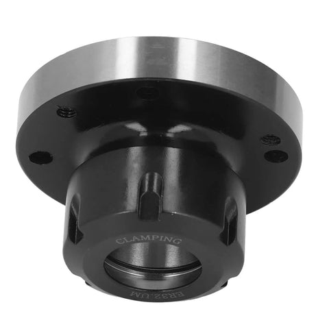 80mm Carbon Steel Collet Chuck For CNC Milling Lathe Engraving Machines, Secure Fixing Accessory With Backing Plate Mount, Stable Performance