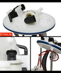 Straight Up Electric Fuel Pump Module Assembly With Pressure Sensor For Hyundai Azera And Kia Cadenza V6 3.3L close-up view showing connectors and assembly details.