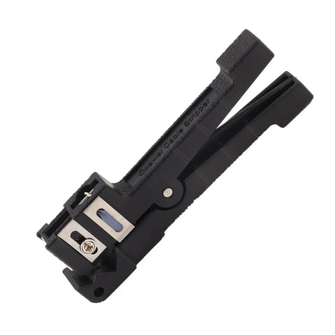 Versatile Adjustable Wire Striper Hand Tool With Multiple Blade Options For Precise Cable Peeling, compact 9cm co-axial cable stripper.