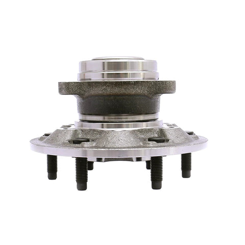 Front view of Front Wheel Bearing Hub Assembly for 2009 to 2012 Chevy Colorado and 2009 to 2012 GMC Canyon RWD ABS Models, 6 lug