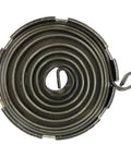 Heavy Duty Replacement Coil Spring And Cover For Industrial Equipment Rock Solid Design Straight Up Quality Durable Steel top view of coiled spring