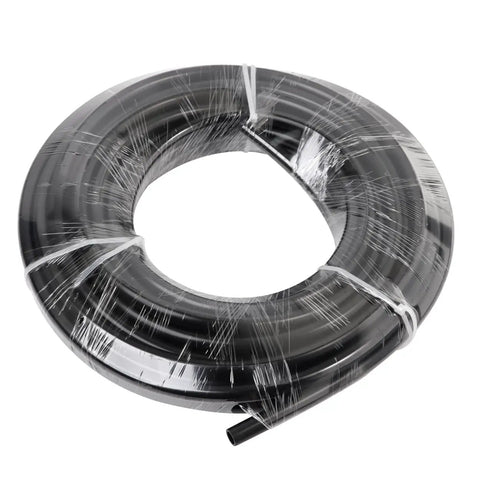 Coiled Heavy Duty Nylon Air Line 25Ft Half Inch OD Pneumatic Tube For Air Compressors And Auto Repair Black DOT Approved SAE J844